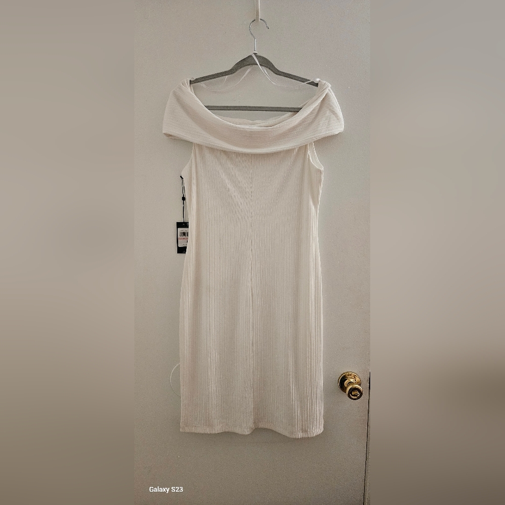 Stylish Off-Shoulder White Dress